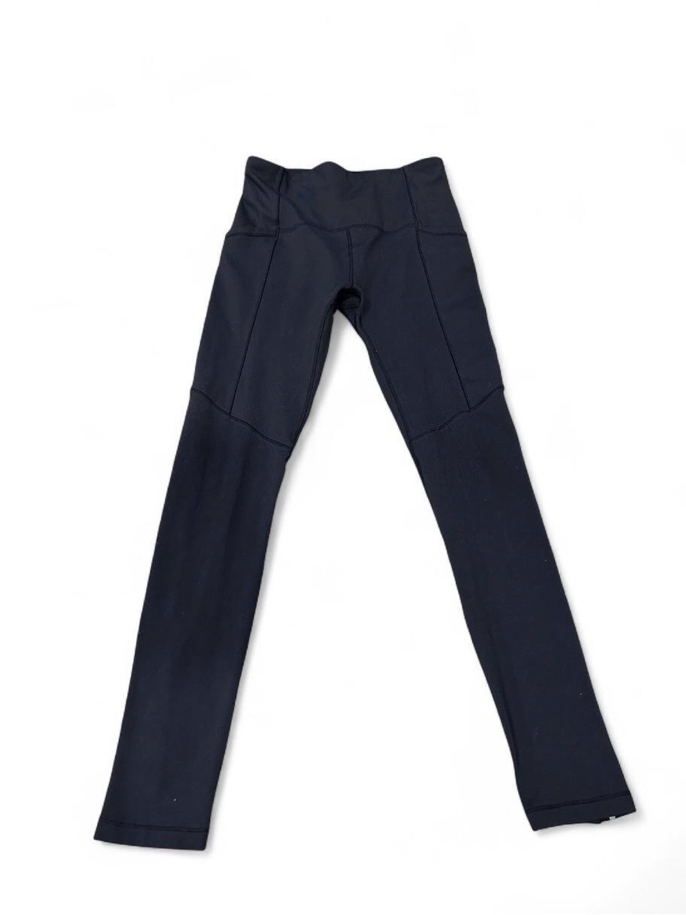 CALIA Women’s XS Black High Rise Leggings Side Pockets Reflective Detail